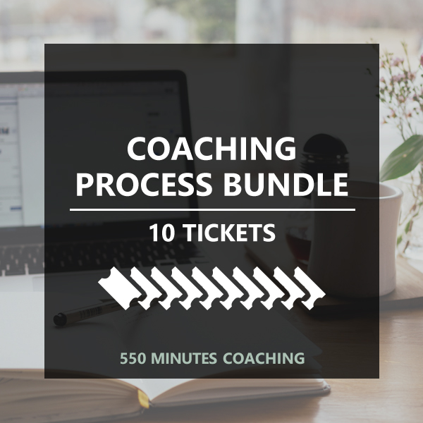 graphic saying 'coaching process bundle, 10 tickets