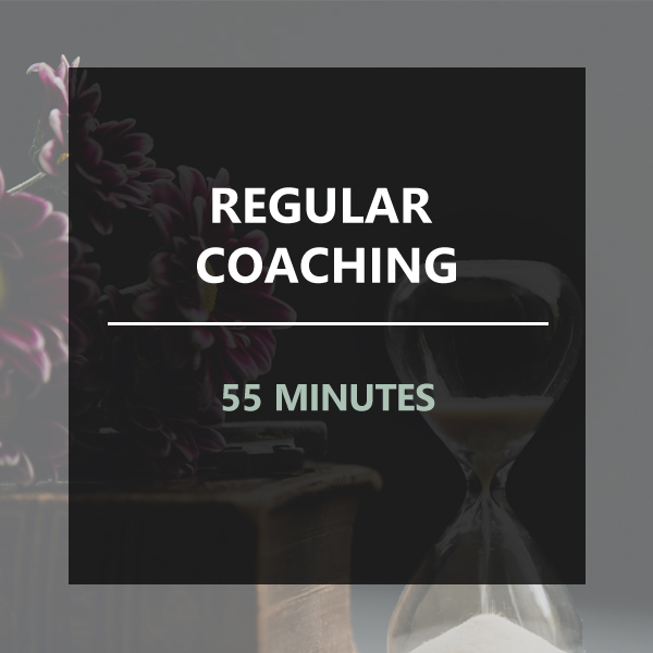 graphic saying 'regular coaching, 55 minutes'